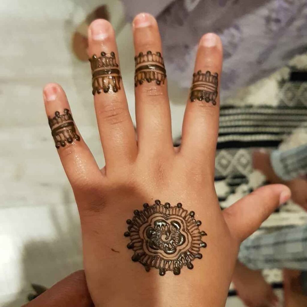 modern injection mehndi designs for childrens